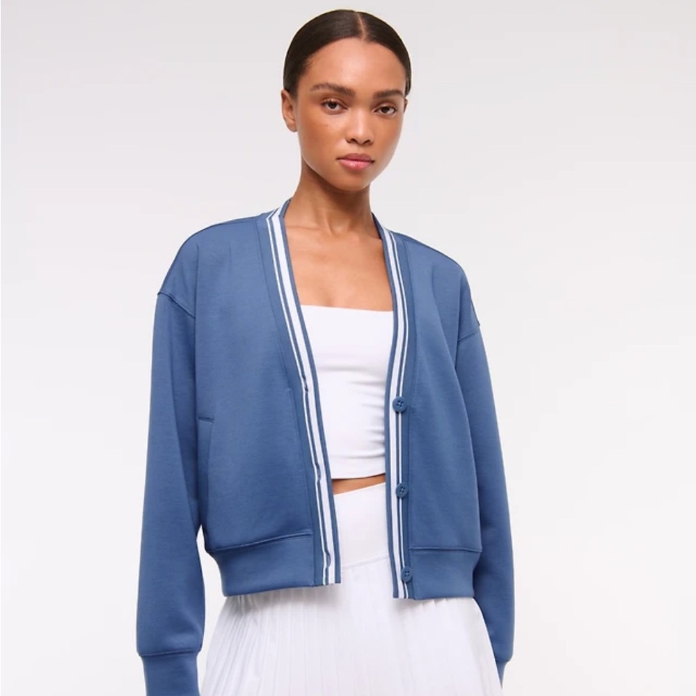 Blue YPB neoKNIT cardigan
